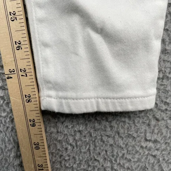 Michael Kors Jeans Womens 8 White Izzy Skinny Denim - Picture 8 of 10